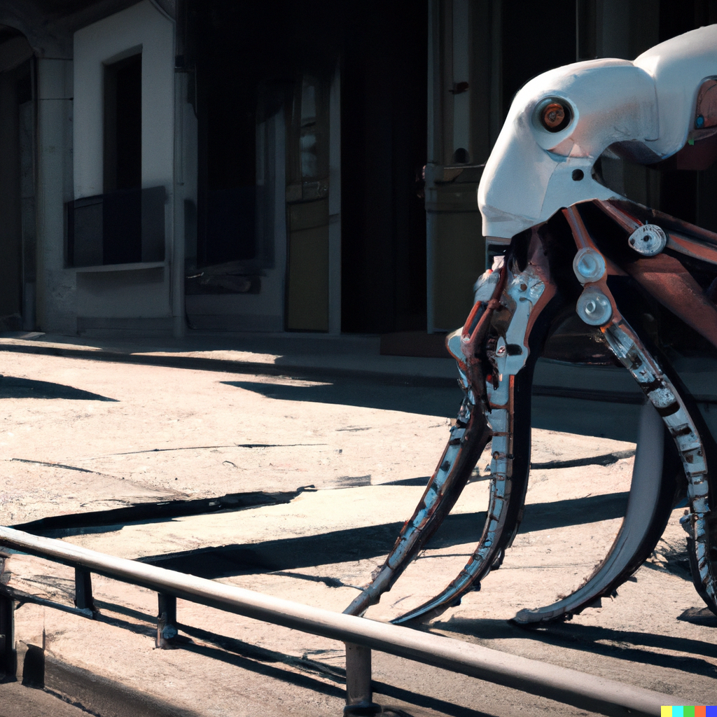 Octopus exoskeleton by DALL-E 2